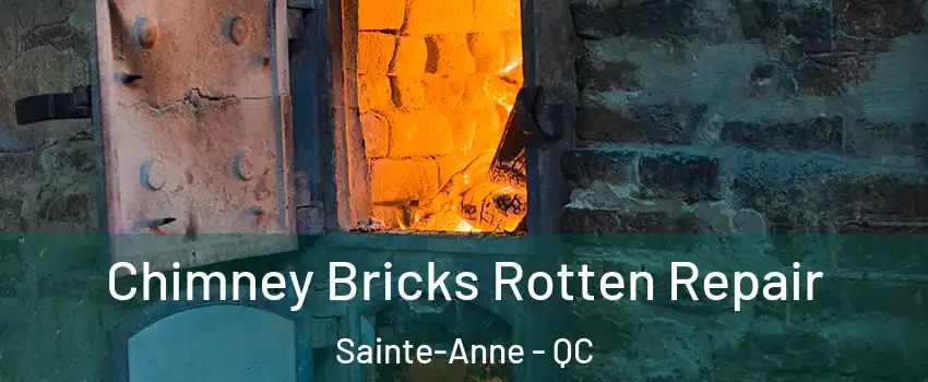  Chimney Bricks Rotten Repair Sainte-Anne - QC