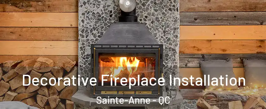  Decorative Fireplace Installation Sainte-Anne - QC