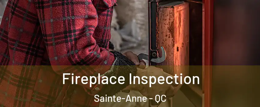  Fireplace Inspection Sainte-Anne - QC