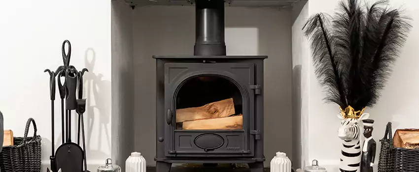 Thelin Hearth Products Providence Pellet Insert Fireplace Installation in Chicoutimi, QC