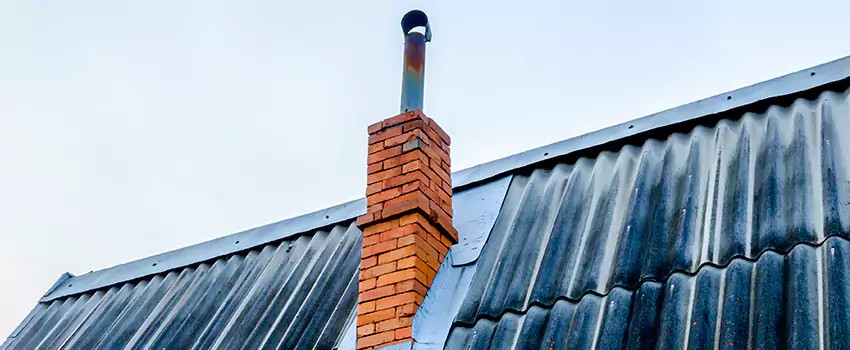Aluminium Chimney Flashing Repair in Chicoutimi, QC