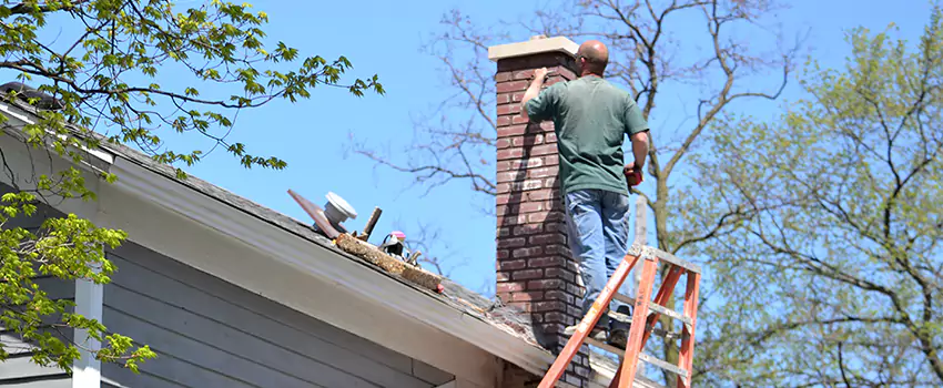 Chimney Crown Repair in Chicoutimi, Quebec