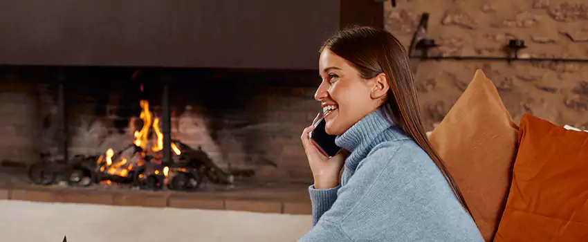 Dimplex Built-In Electric Fireplace Installation in Chicoutimi, QC