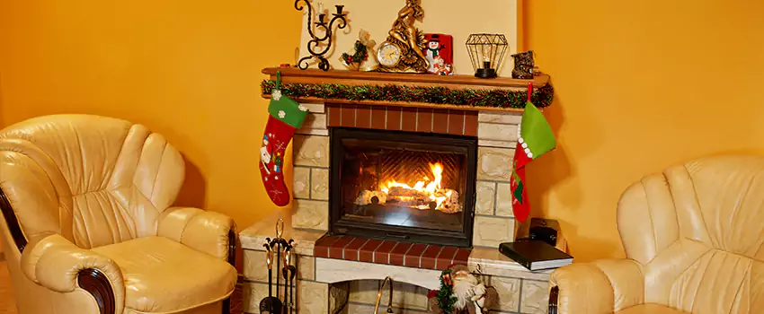 Fireplace Hearth Ideas in Laterriere, Quebec