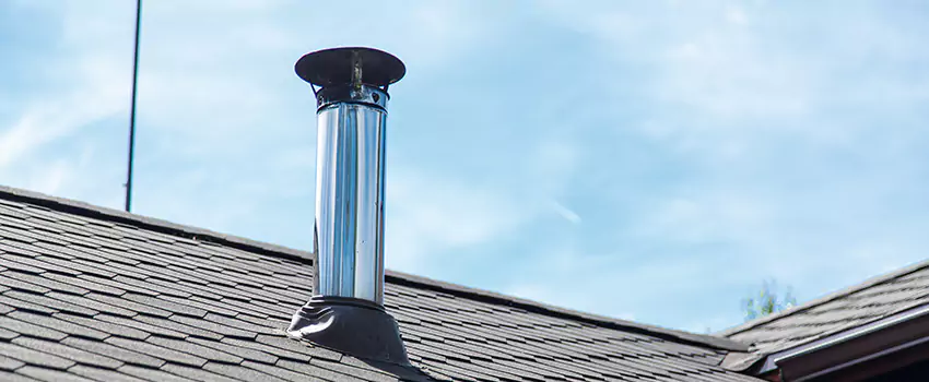 Outdoor Metal Chimney Installation in Chicoutimi, Quebec