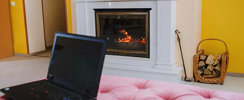Valor Outdoor Gas Fireplace in Chicoutimi, Quebec